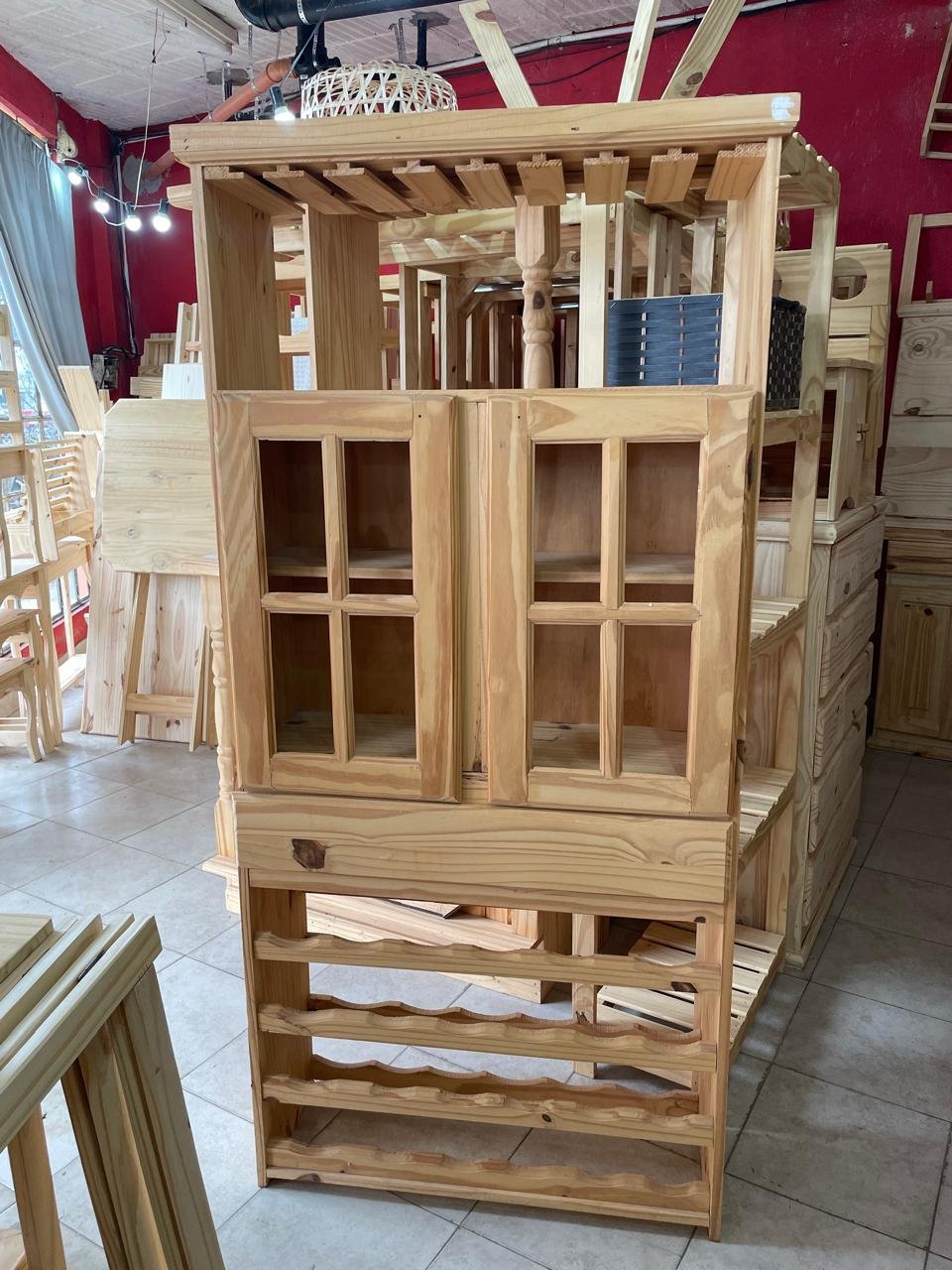 vinoteca con alacena